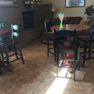 The lobby at the Aladdin Inn