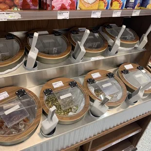 a variety of food items