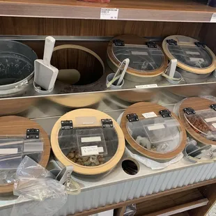 a variety of food items