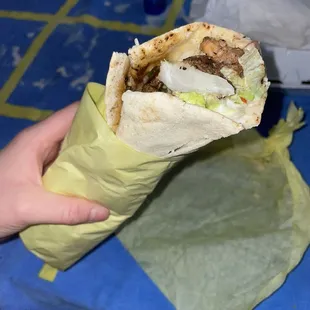Lamb Shawarma Gyro Sandwich