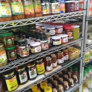 Bottled fruit and jellies