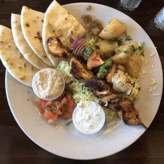 Chicken Kabob Plate