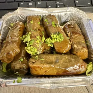 Dolma (Grape Leaves) for lunch at work