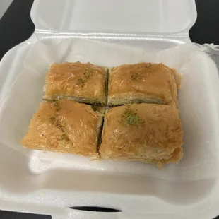 Baklava to go, to the office