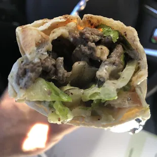 Beef shawarma