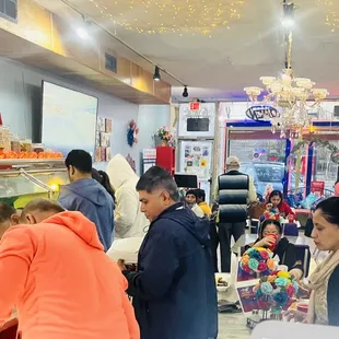 Enjoying Aladdin's Buffet