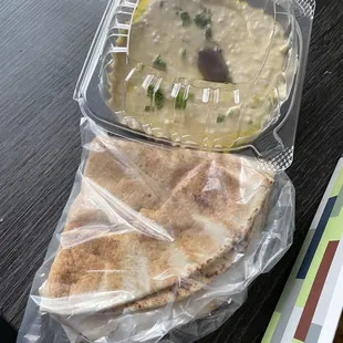 Small order of hummus. Comes with pita bread