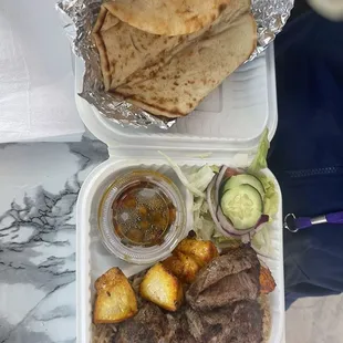 Combo Kabob (lamb, chicken,&amp; beef)