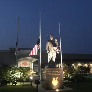 Flags at half staff 9/11/21. The Shriners are the Freemasons with all the Children's Hospitals.