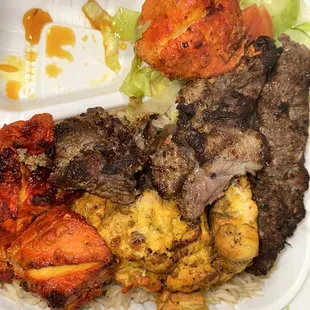 Mix grill (combo kabobs )