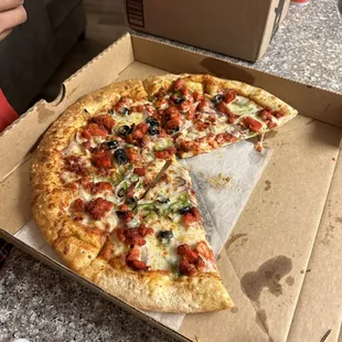 Large Double Chicken Pizza