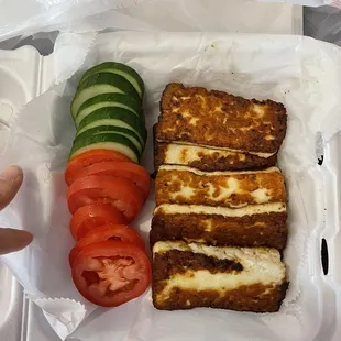 Imported Halloumi Cheese Plate