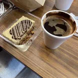 Turkish Coffee with Cardamom and Nutella cheesecake