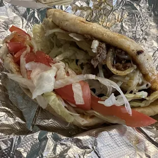 Aladdin's Steak Sandwich (add lettuce &amp;  tomato)