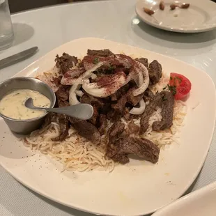 Beef Shawarma Dinner