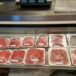 Ground beef, ground lamb, fresh steak, and much more.
