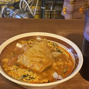 1. Egusi Soup with Goat