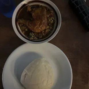 Egusi with fufu
