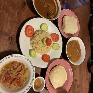 Fufu is excellent! I forgot to take pictures of the fish! We inhaled it as soon as it hit the table !