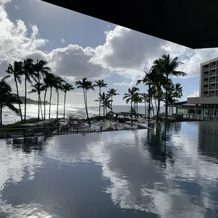 View from outside dining. Perfect for sunset view.