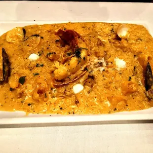 Seafood risotto