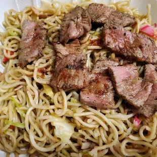 Steak saimin