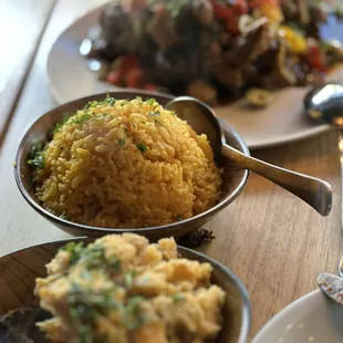 Mofongo  Yellow rice