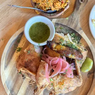 1/2 &quot;El Malecon&quot; Style Half Chicken