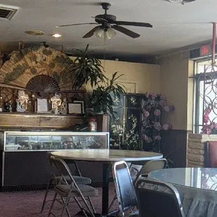 Near entrance where you pay