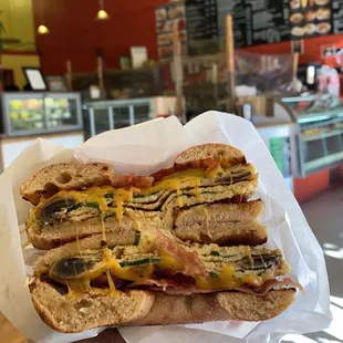 Egg Eggwich Deluxe with Bacon