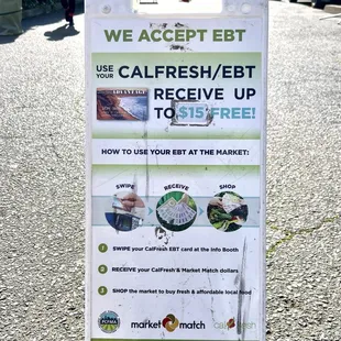 EBT accepted, awesome