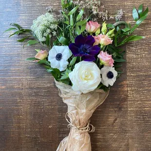 medium flower bouquet from local florist
