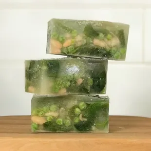 Single serving portions of frozen Spring Minestrone