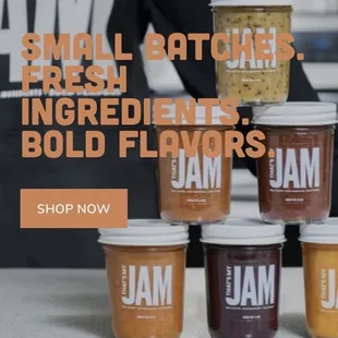Small batch, locally made jams