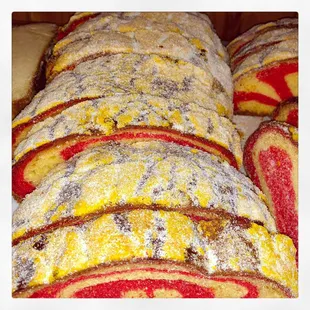 a variety of pastries