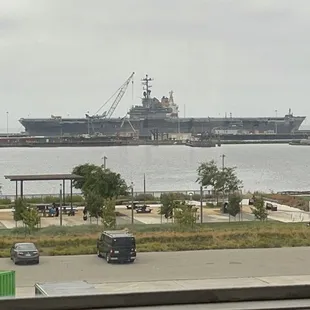 The Naval Air museum is a &quot;stone&apos;s throw&quot; away from the USS Hornet Museum