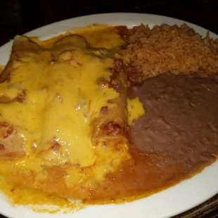 Chicken enchiladas