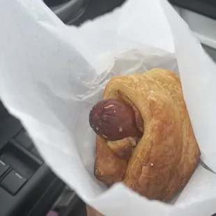 The &quot;sausage&quot; croissant- next time I will get 2!
