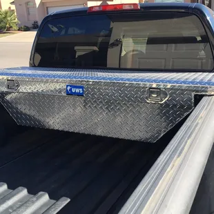 Tool box installed on an '07 Nissan Frontier