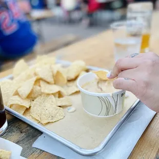 Queso and Chips