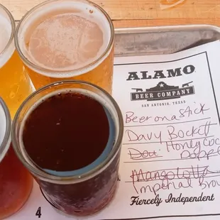 Beer flight