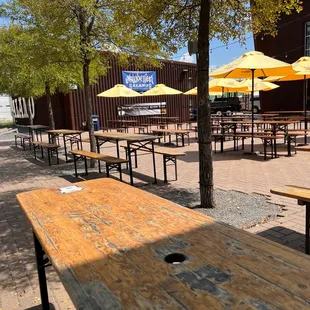 Pet friendly patio