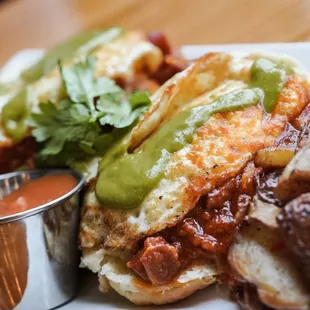 Eggs Brisket Benedicts