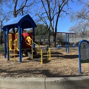 Toddler play structure area