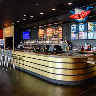 the bar