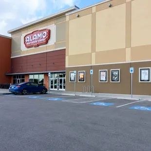 the outside of the building