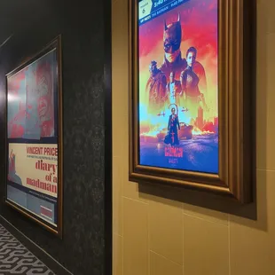 movie posters on the wall
