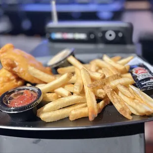 Fries and fish