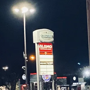 Shopping Center Sign