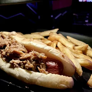 2/22/25: Fully Equipped Dog (Smoked Brisket Hot Dog &amp; Pulled Pork w/ Toasted Bun, and French Fries) Captain America: Brave New World.
